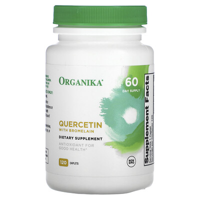 

Organika Quercetin with Bromelain, 120 Caplets