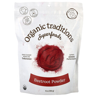 Organic Traditions, Superfoods, Beterraba em Pó, 454 g (16 oz)