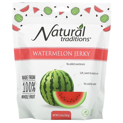 Organic Traditions Watermelon Jerky, 5.8 oz (165 g)