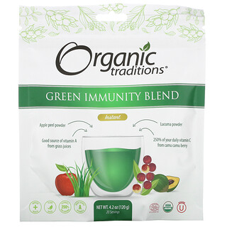 Organic Traditions, 绿色机体抵抗混合物，4.2 盎司（120 克）