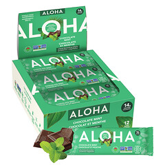 Organic Protein Bars, Chocolate Mint, 12 Bars, 1.98 oz (56 g) Each