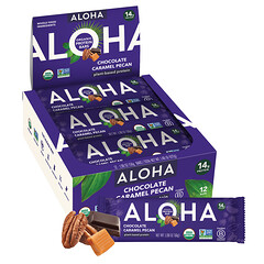 Organic Protein Bars, Chocolate Caramel Pecan, 12 Bars, 1.98 oz (56 g) Each
