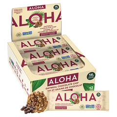Organic Protein Bars, Oatmeal Chocolate Chip, 12 Bars, 1.98 oz (56 g) Each