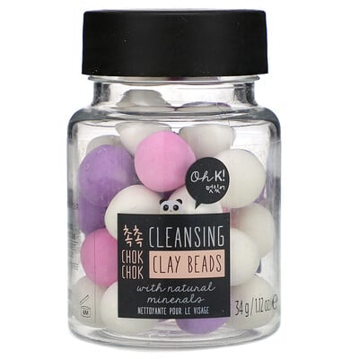 

Oh K! Chok Chok, Cleansing Clay Beads, 1.12 oz (34 g)