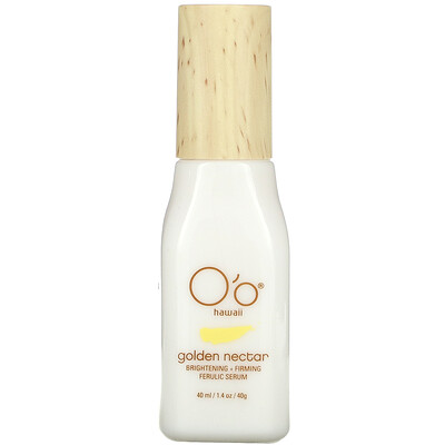

O'o Hawaii, Golden Nectar, Brightening + Firming Ferulic Serum, 1.4 oz (40 ml)