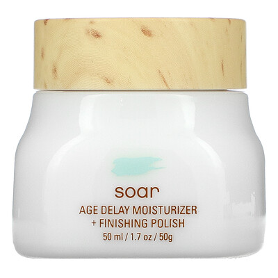 

O'o Hawaii, Soar, Age Delay, Moisturizer + Finishing Polish, 1.7 oz (50 g)