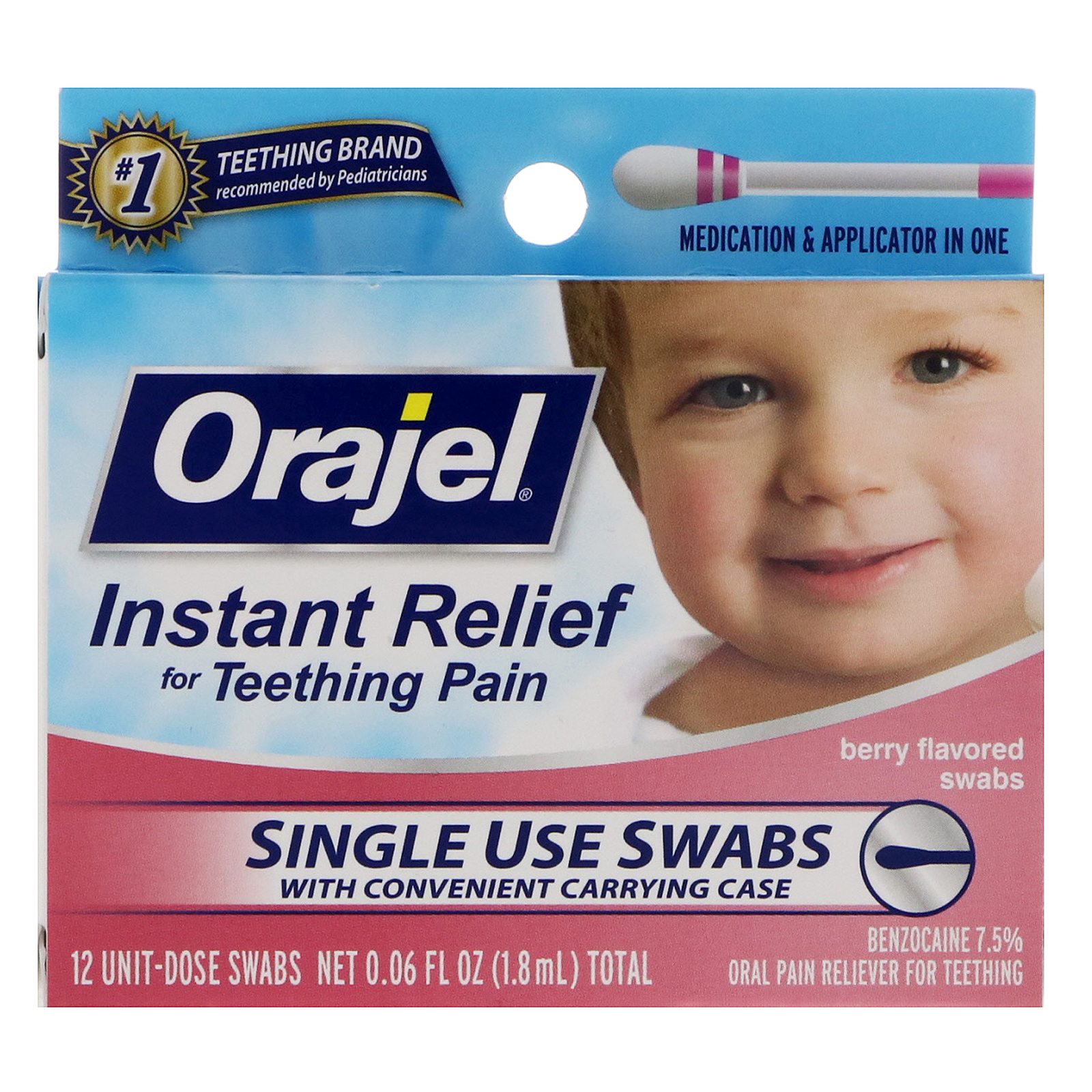 orajel teething swabs