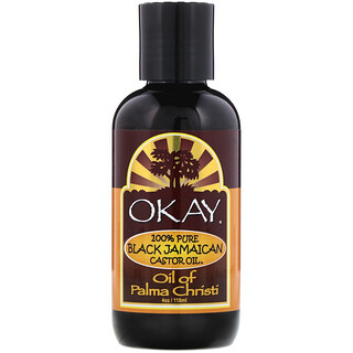 Okay Pure Naturals, Black Jamaican Castor Oil 100 % pur, 118 ml