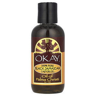 Okay Pure Naturals, 100% Pure Black Jamaican Castor Oil®, 4 oz (118 ml)