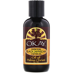 Okay Pure Naturals, 100% Pure Black Jamaican Castor Oil, 4 oz (118 ml) отзывы