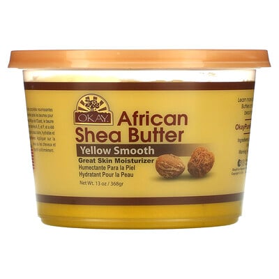 

Okay Pure Naturals African Shea Butter Yellow Smooth 13 oz (368 g)