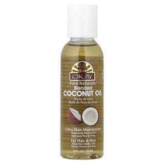 Okay Pure Naturals, Aceite de coco mezclado`` 59 ml (2 oz. Líq.)