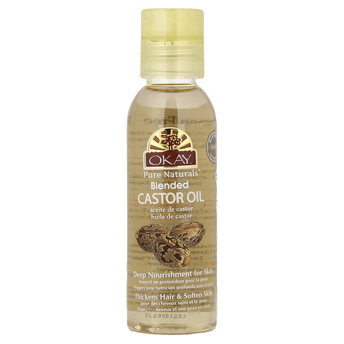 Okay Pure Naturals, Blended Castor Oil, 2 fl oz (59 ml)