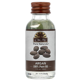 Okay Pure Naturals, Ulei 100% pur, argan, 1 fl oz (30 ml)