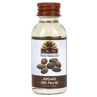 Okay Pure Naturals, Aceite 100% puro, Argán, 30 ml (1 oz. Líq.)