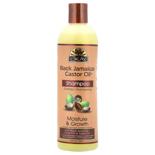 Okay Pure Naturals Black Jamaican Castor Oil® Shampoo 12 fl oz (355 ml)