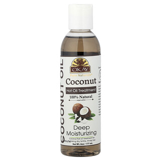 Okay Pure Naturals, Coconut, Hot Oil Treatment, Kokosnuss-Hot Oil Treatment, Deep Moisturizing, 177 ml (6 oz.)
