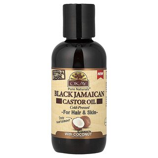 Okay Pure Naturals, Aceite capilar natural, Extra oscuro`` 118 ml (4 oz. Líq.)