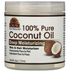 Okay Pure Naturals, 100% чистое кокосовое масло, глубокое увлажнение, 6 унций (177 мл)
