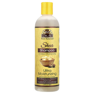 Okay Pure Naturals, Shampooing au karité, ultrahydratant, 355 ml