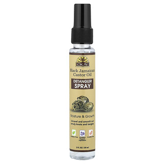 Okay Pure Naturals, Black Jamaican Castor Oil, Detangler Spray, 2 fl oz (59 ml)