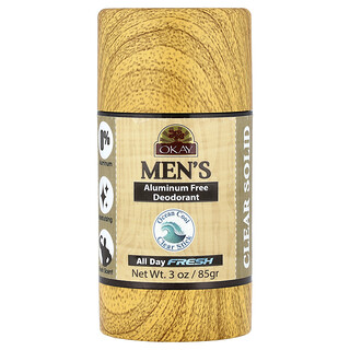 اوكاي بيور ناتورالز‏, مزيل عرق خالٍ من الألومنيوم للرجال ، Natural Fresh ، 3 أونصات (85 جم)