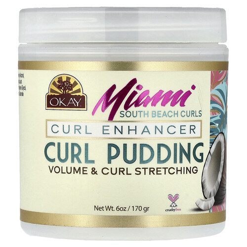 Okay Pure Naturals, Miami South Strand Curls, Curl Pudding, Kokosnuss, 170 g (6 oz.)