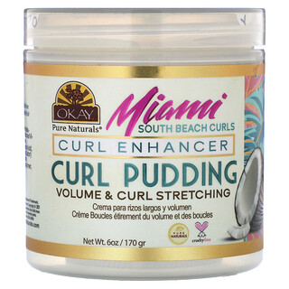 Okay Pure Naturals, Miami South Beach bucle, budincă de bucle, 6 oz (170 g)