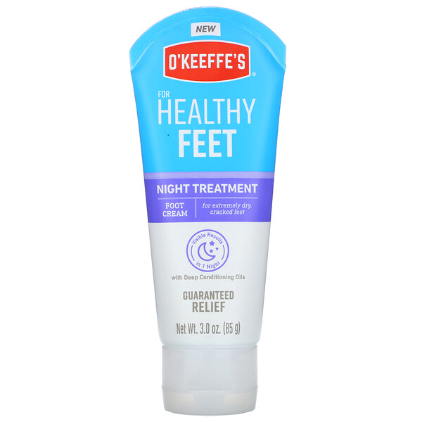 O'Keeffe's‏, Healthy Feet, Night Treatment, Foot Cream, 3.0 oz (85 g)