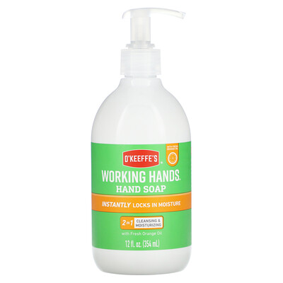 

O'Keeffe's Working Hands Hand Soap Fresh Orange Oil 12 fl oz (354 ml)