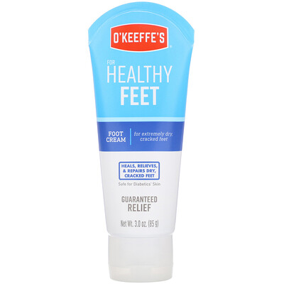 O'Keeffe's Healthy Feet, крем для ног, без запаха, 3 унц. (85 г)