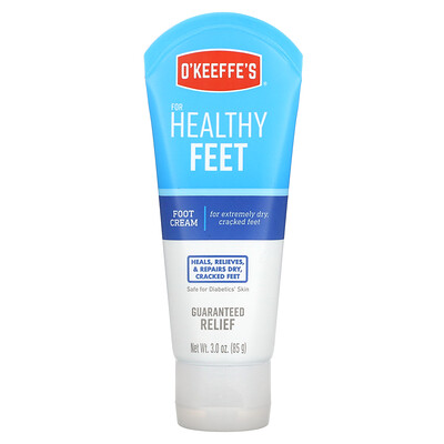 O'Keeffe's Healthy Feet, крем для ног, без запаха, 3 унц. (85 г)