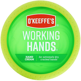 O'Keeffe's, Working Hands, Hand Cream, Handcreme für extrem trockene, rissige Hände, 96 g (3,4 oz.)