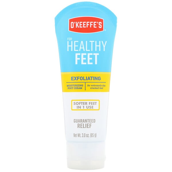 Exfoliating Moisturizing Foot Cream, For Extremely Dry, Cracked Feet, 3 oz (85 g)