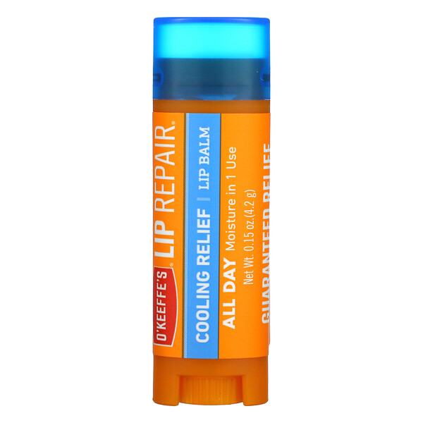 O'Keeffe's‏, Lip Repair, Cooling Relief, Lip Balm, 0.15 oz (4.2 g)