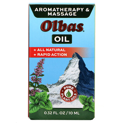 Olbas Therapeutic Aromatherapy & Massage Oil, 0.32 fl oz (10 ml)