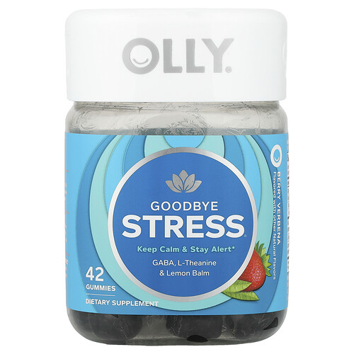 OLLY, Goodbye Stress®, Berry Verbena, 42 Gummies