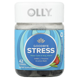 OLLY, Goodbye Stress®, ягоды и вербена, 42 жевательных таблетки