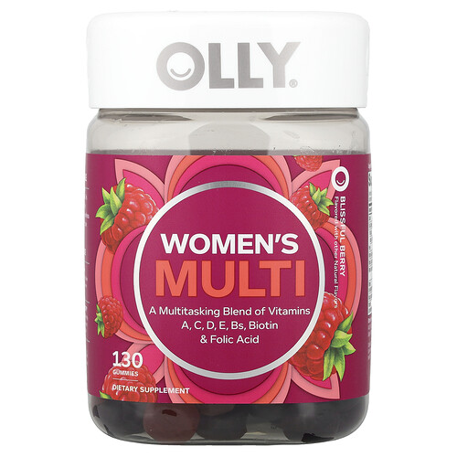 Olly Women's Multi, Blissful Berry, 130 Gummies