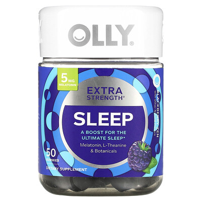 

OLLY Sleep, ежевика в дзен, 50 жевательных таблеток