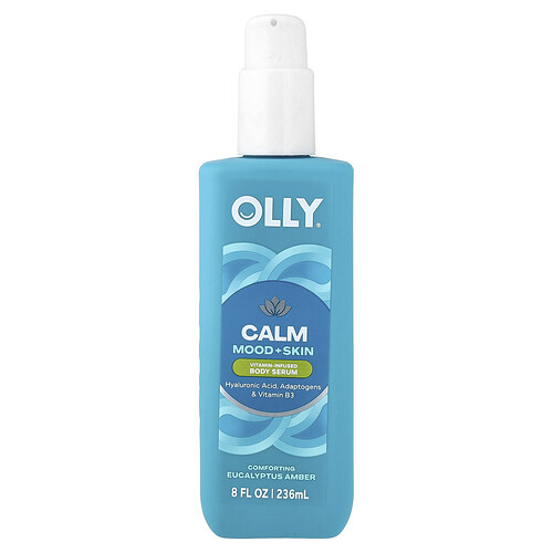 OLLY, Calm, Vitamin-Infused Body Serum, Körperserum mit Vitaminen, beruhigendes Eukalyptus-Johanniskraut, 236 ml (8 fl. oz.)