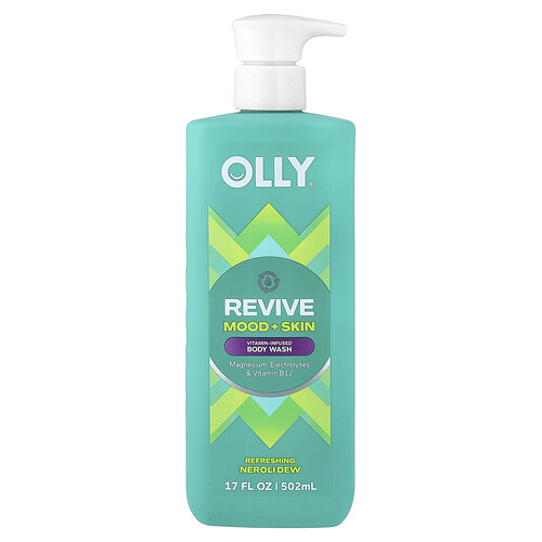 OLLY, Revive, Vitamin-Infused Body Wash, Duschgel mit Vitaminen, erfrischender Nerolitau, 502 ml (17 fl. oz.)