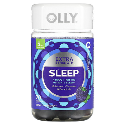 

OLLY Sleep, Blackberry Zen`` 70 жевательных таблеток