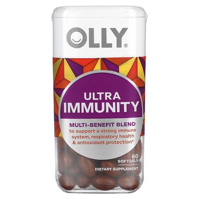 

OLLY Ultra Immunity Multi-Benefit Blend 60 Softgels