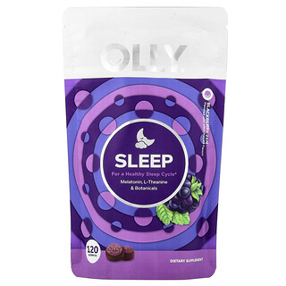 OLLY, Sleep Gummies, Blackberry Zen, 120 Gummies
