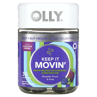 OLLY, Manténgalo en movimiento, Ciruela y bayas, 30 gomitas