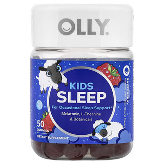 OLLY, Tidur Kanak-kanak, Razzzberry, 50 Gummies