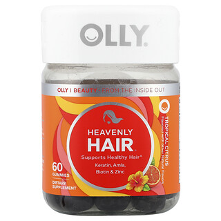 OLLY, Heavenly Hair, Tropikal Narenciye, 60 Sakız