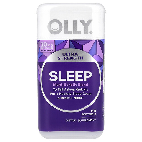 OLLY, Suplemento para favorecer el sueño, 60 cápsulas blandas