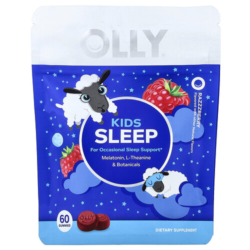 OLLY, Kids Sleep Gummies, Razzzberry, 60 Fruchtgummis